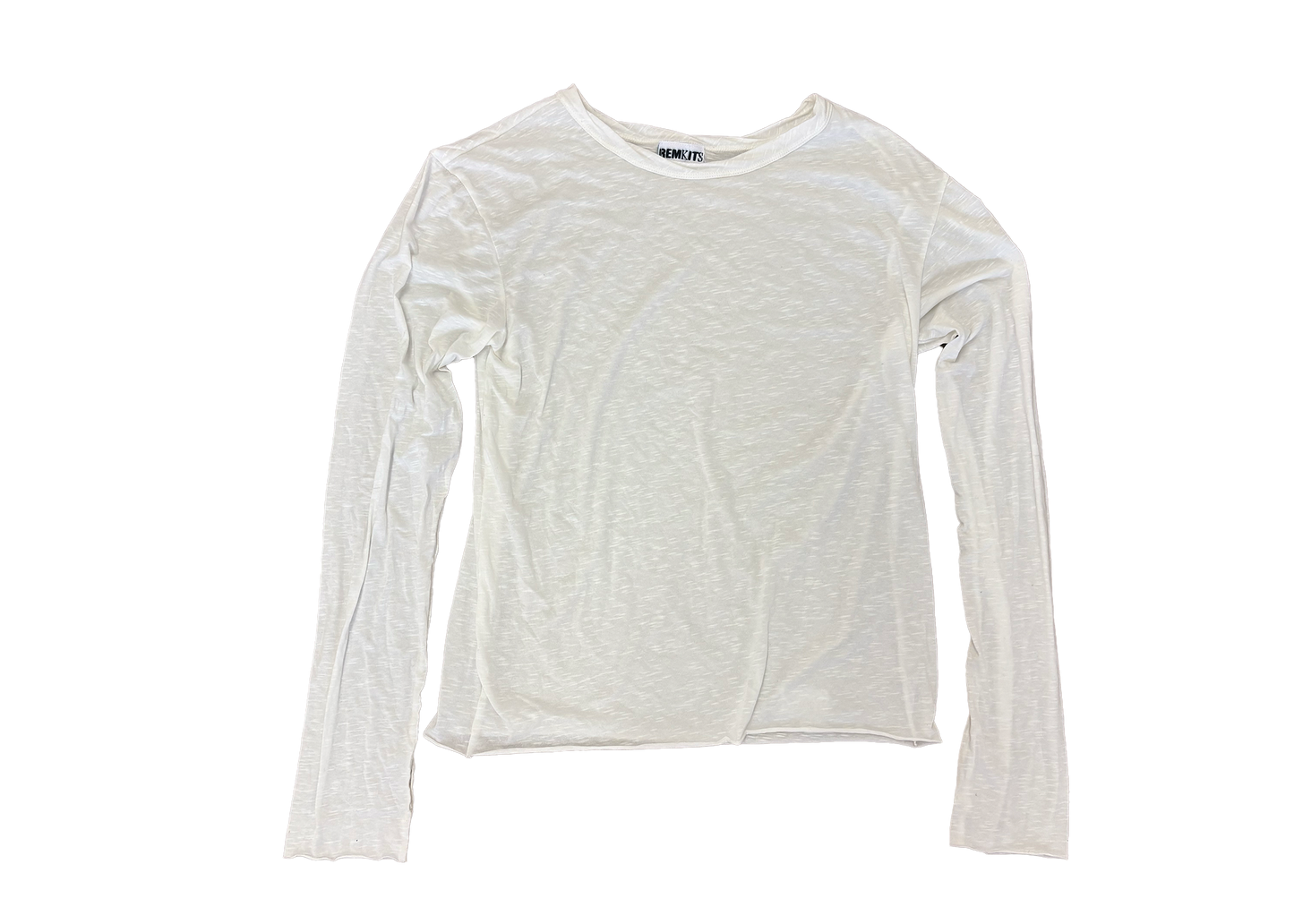 WHITE THUMBHOLE LONGSLEEVE